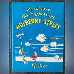 Rare Vintage To Think That I Saw It On Mulberry Street Dr. Seuss Book